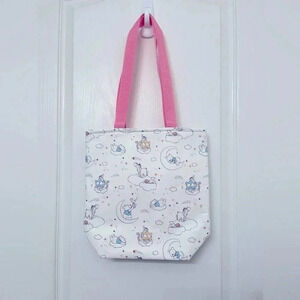 Pooh Tiger Piglet, Eeyore Cloud Moon Stars Small Eco-Friendly Market Tote Bag